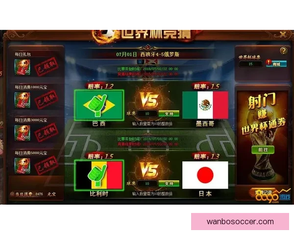 世界杯足球竞猜入口全面指南助你精准预测赛事胜负走势